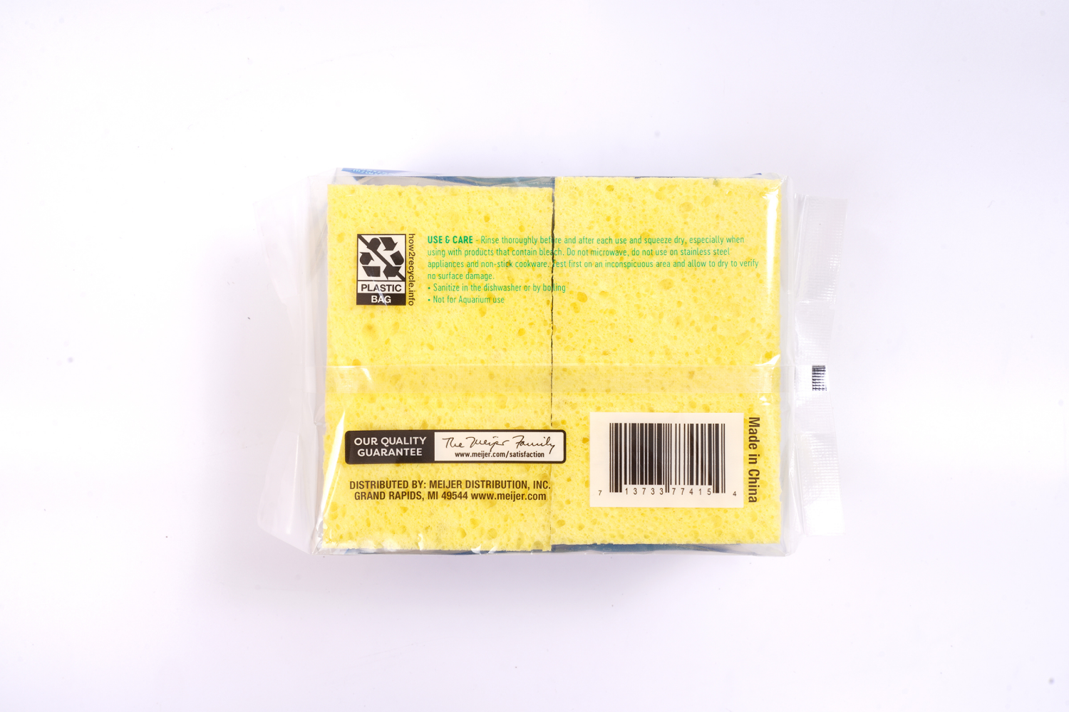 slide 2 of 4, MEIJER HEAVY DUTY SCRUB SPONGES 6CT, 6 ct
