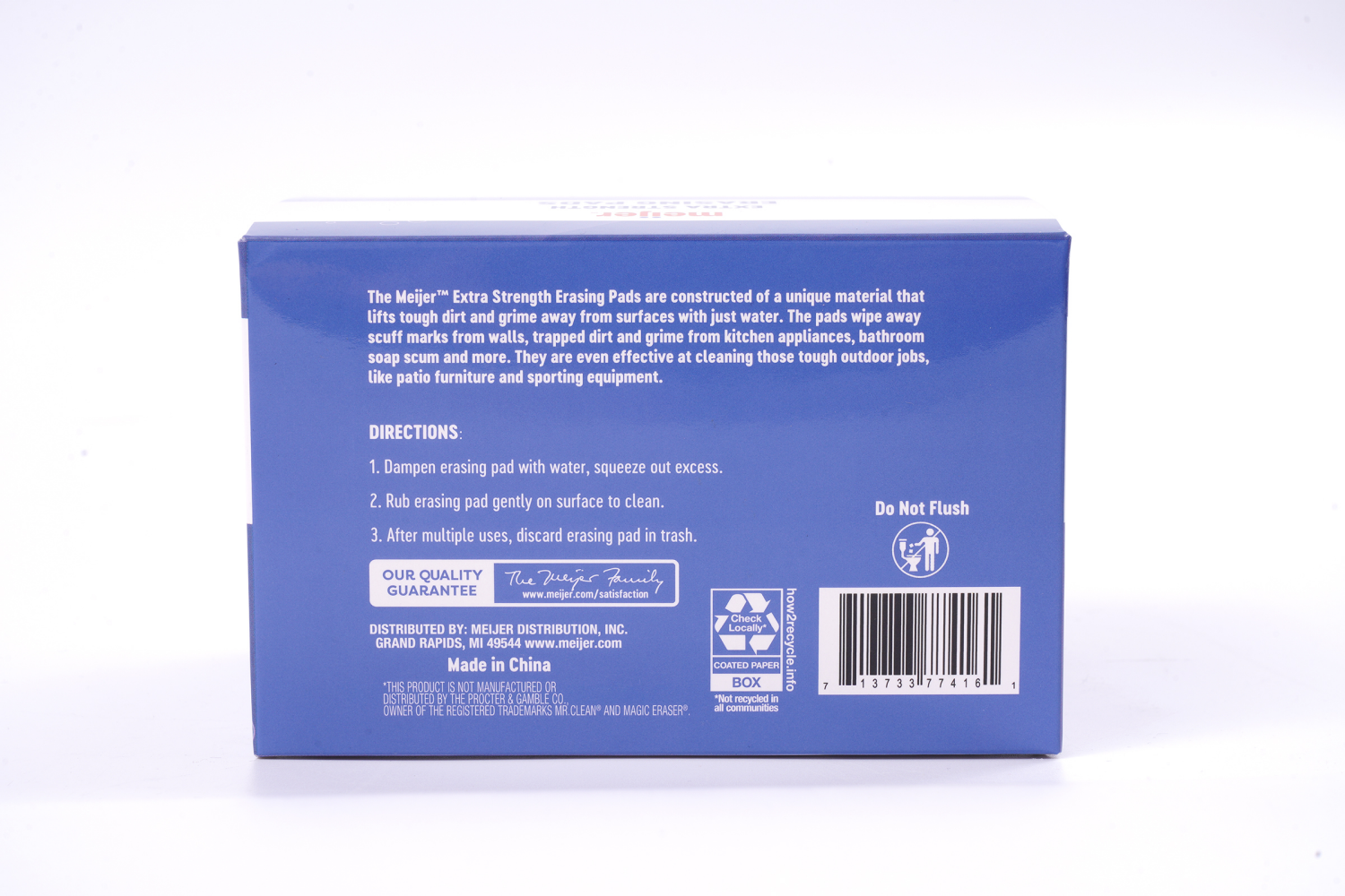 slide 2 of 4, Meijer Extra Strength Erasing Pads 4 ct, 4 ct