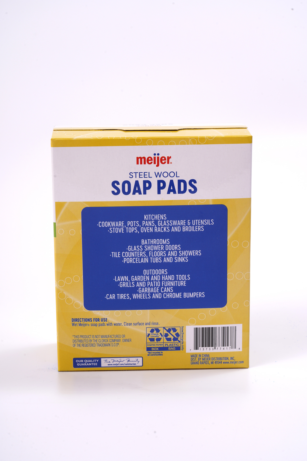 slide 2 of 4, Meijer Steel Wool Soap Pads Lemon, 10 ct, 10 ct