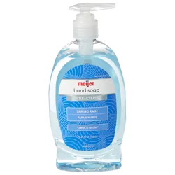 Meijer Antibacterial Hand Soap, Spring Rain, 11.25 oz