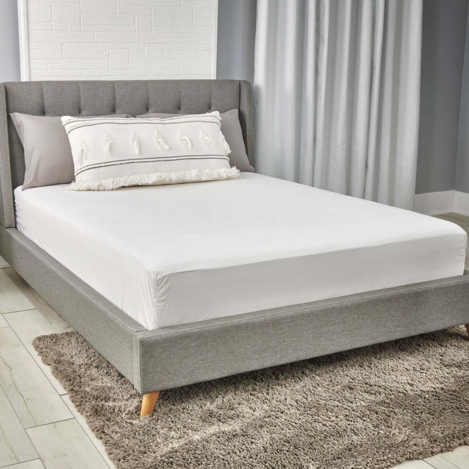 slide 3 of 4, ROOM & RETREAT COOL TOUCH MATTRESS PAD FULL, Full Size