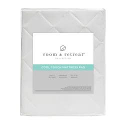 ROOM & RETREAT COOL TOUCH MATTRESS PAD QUEEN