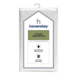 Havenstay 2Pk Waterproof Underpad