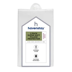 Havenstay Super Soft Pillow Protector 2Pk S/Q