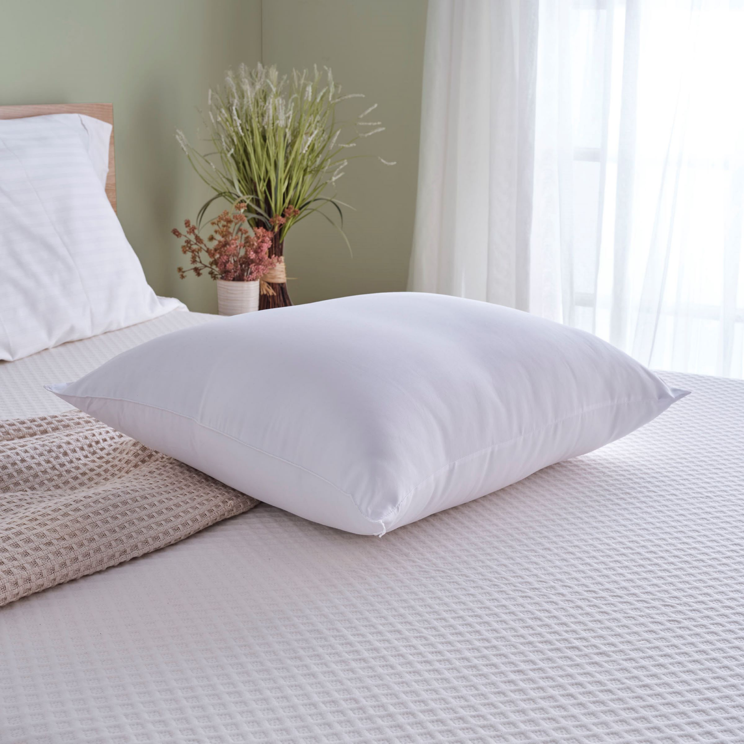 slide 3 of 6, Room & Retreat Temperature Balancing Pillow, Standard/Queen, standard