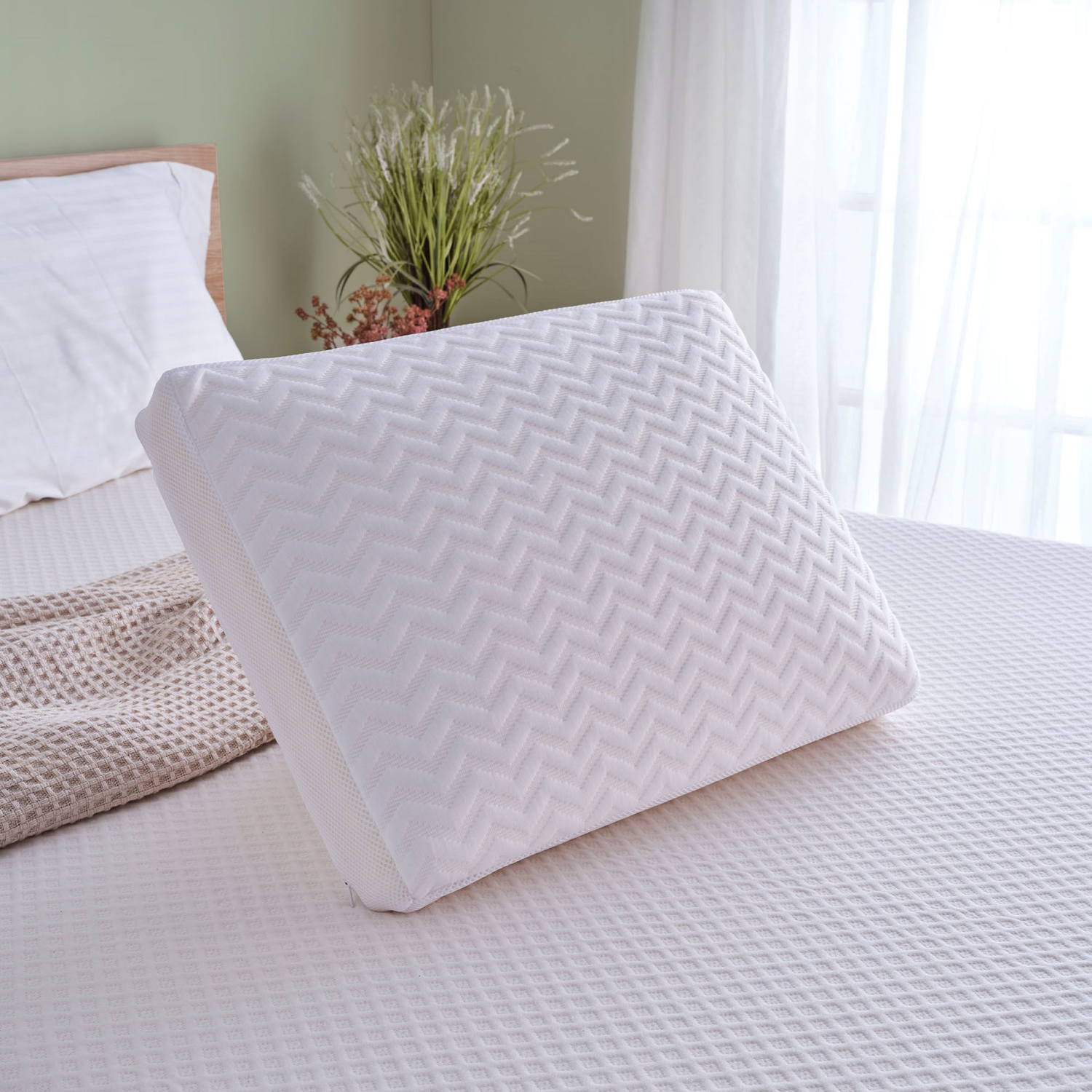 slide 7 of 7, Room & Retreat Performance Foam Pillow, Standard/Queen, standard