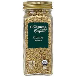 True Goodness Organic Thyme Leaf, .78 Oz