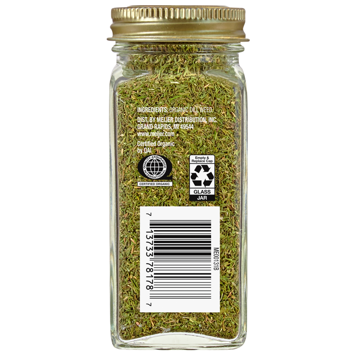 slide 2 of 2, True Goodness Organic Dill Weed, 0.8 oz