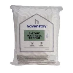 Havenstay 5 Zone Mattress Topper, Full