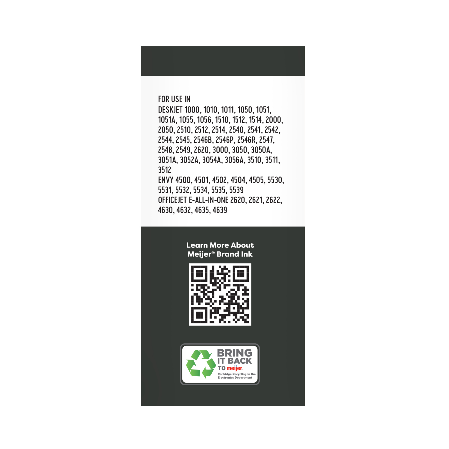 slide 4 of 7, Meijer HP 61 Ink Black, 1 ct