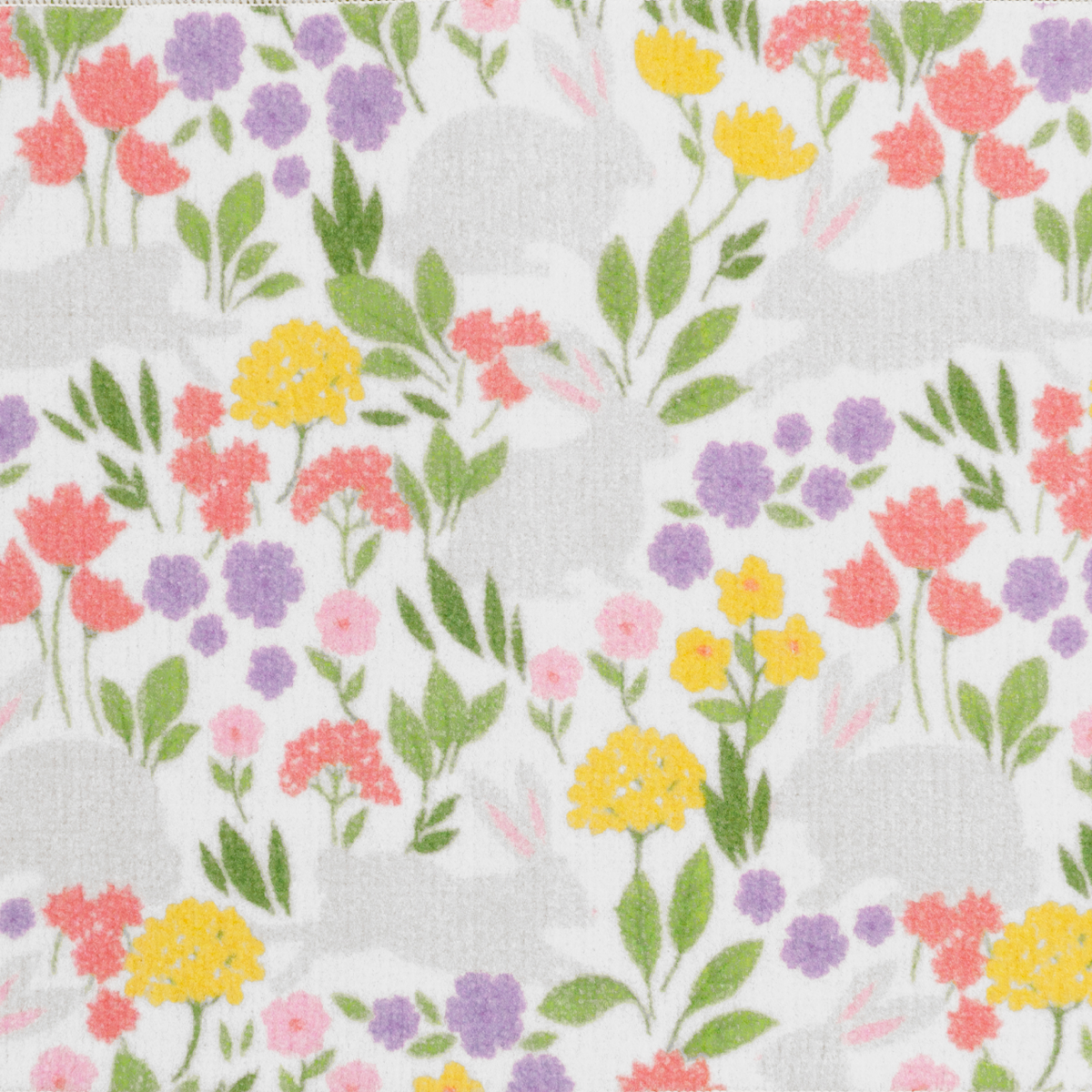 slide 2 of 2, Room & Retreat Seasonal Bunny Garden Party Rug, 17.40 in x 30 in, 1 ct