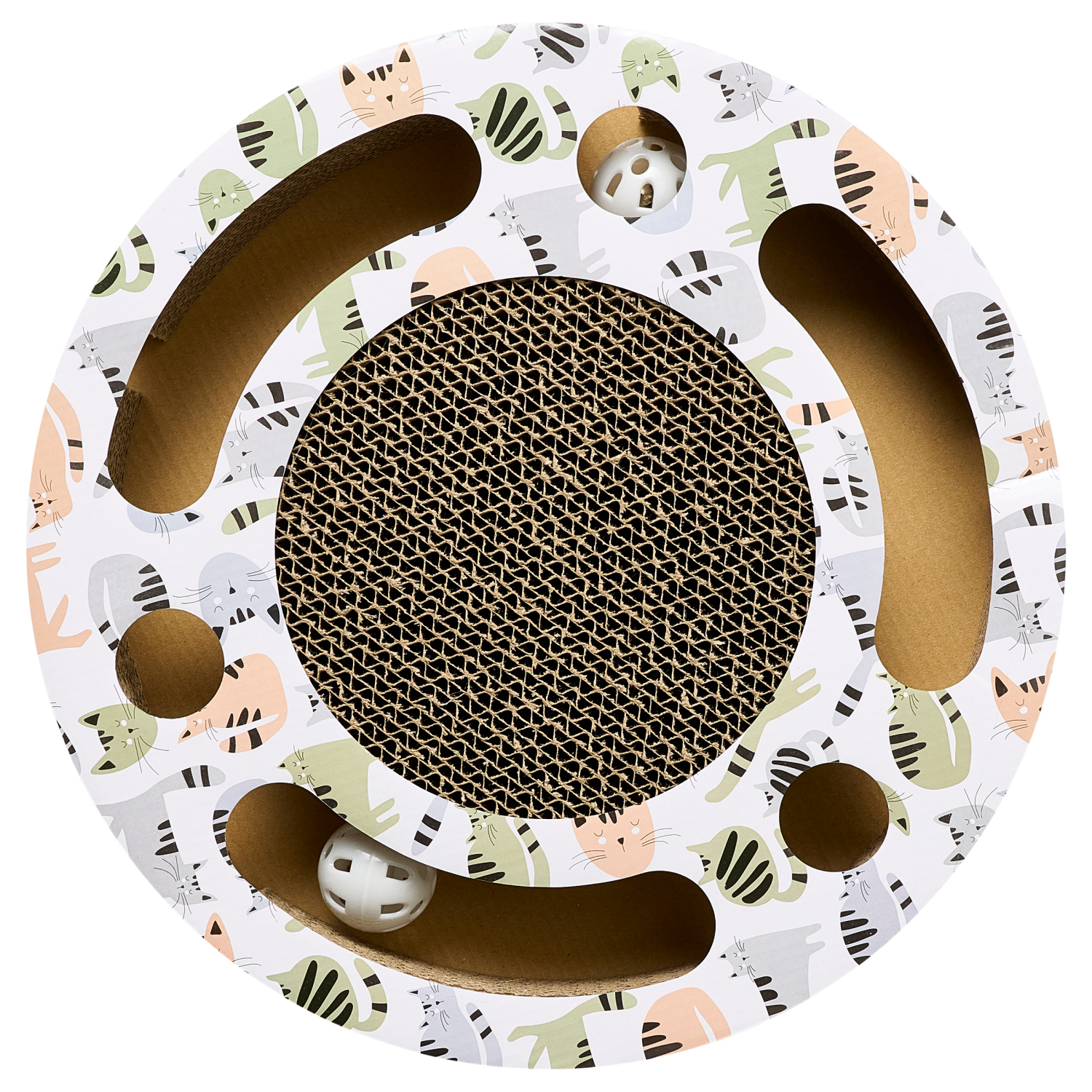 slide 4 of 4, Meijer Multi-Colored Corrugated Ball Track, 1 each, 1 ct