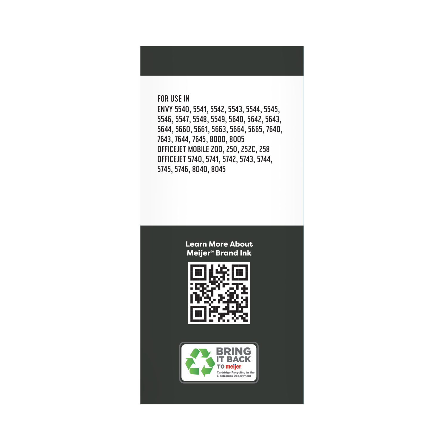 slide 4 of 7, Meijer HP 62 Ink Black, 1 ct