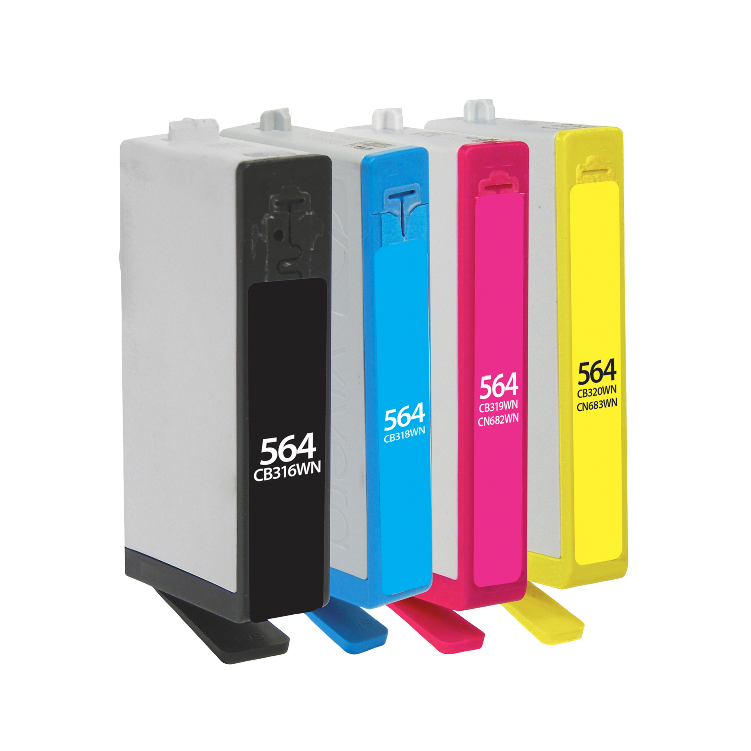 slide 2 of 7, Meijer HP 564 Ink BCMY, 4 ct