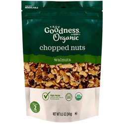 True Goodness Organic Walnuts Chopped 8.5 Oz