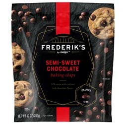 FREDERIKS BY MEIJER Frederik's Semisweet Chocolate Baking Chips- 10 oz