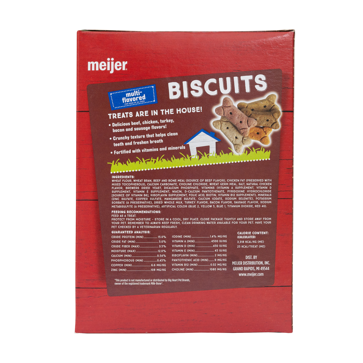 slide 2 of 2, Meijer Multi Flavored Dog Biscuits, 24 oz, 24 oz