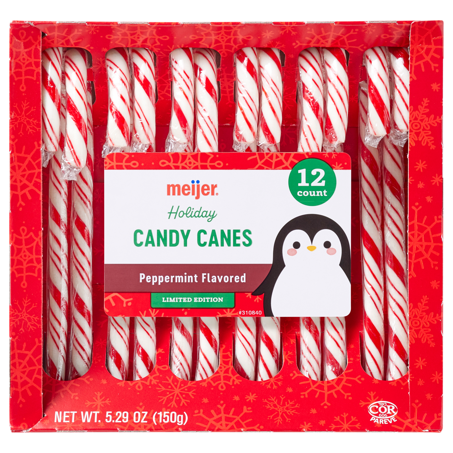slide 1 of 3, Meijer Red & White Candy Cane 12ct Box, 12 ct