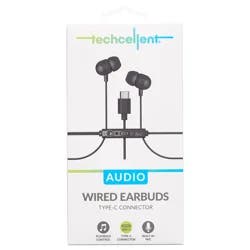 Techcellent In-ear wired type-C EB - Black