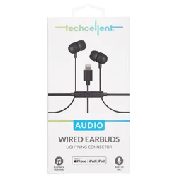 Techcellent In-ear wired Lightning EB - Black
