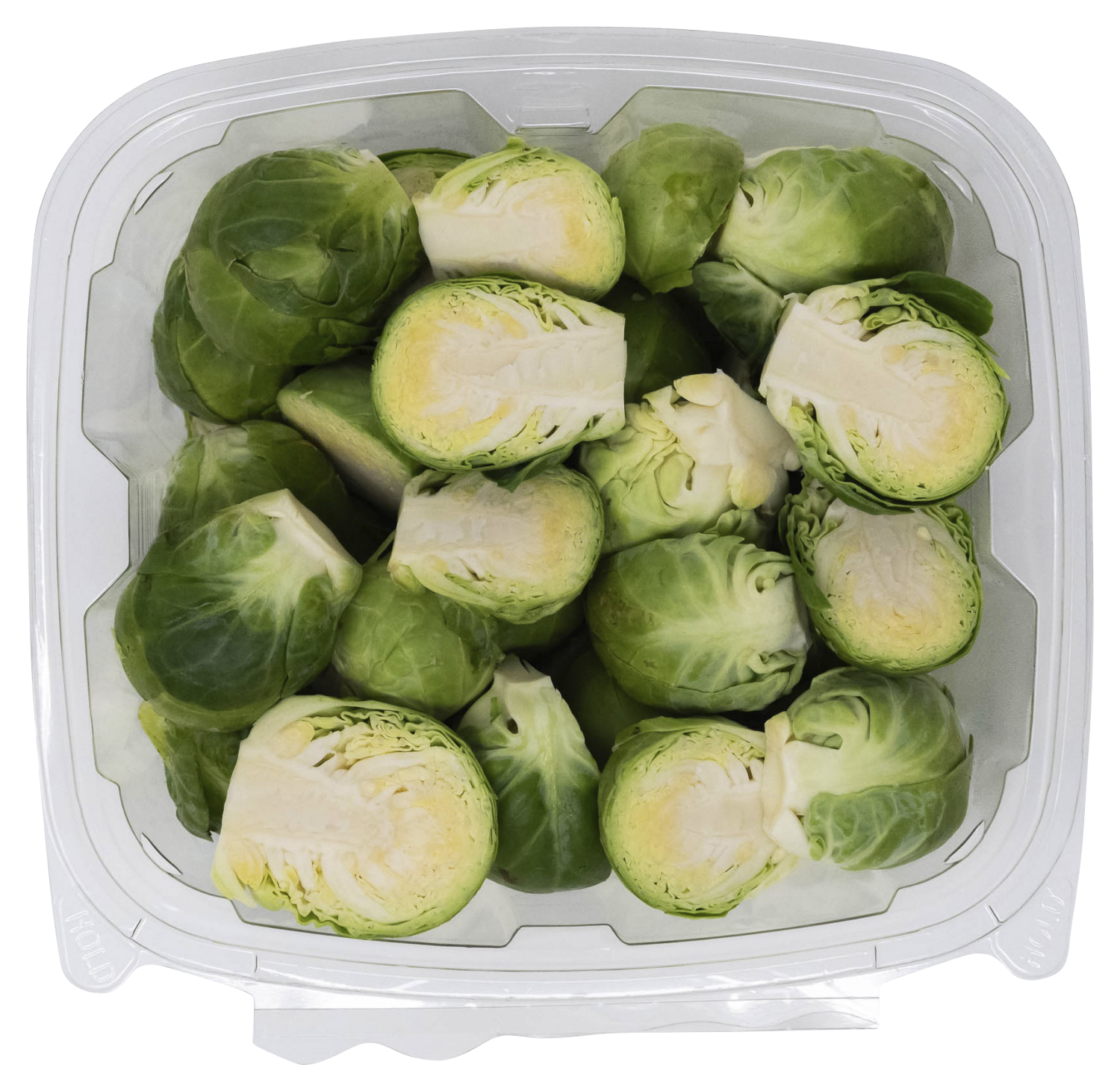 slide 1 of 3, Fresh From Meijer Halved Brussels Sprouts, Steam Bag 14 Oz, 14 oz