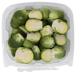 Fresh From Meijer Halved Brussels Sprouts, Steam Bag 14 Oz