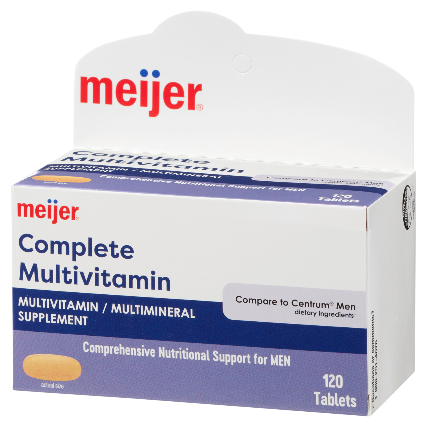 slide 4 of 5, Meijer MULTI MENS MG/MCG Tab 120Ct, 120 ct