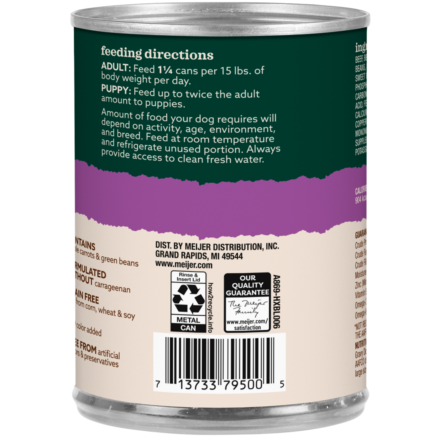 slide 3 of 3, True Goodness Beef and Lamb Wet Dog Food, 13.2 oz, 13.2 oz