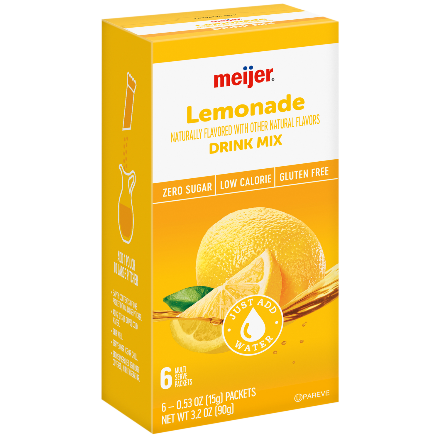 slide 6 of 8, Meijer Lemonade Drink Mix, 6 Count, 6 ct