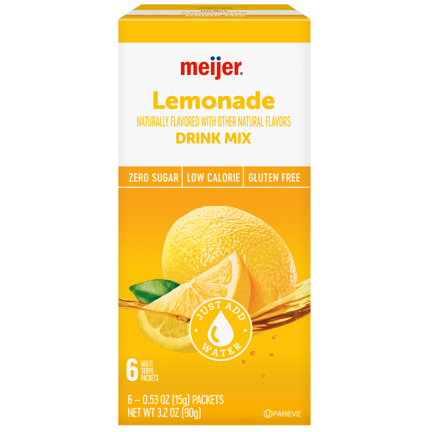 slide 1 of 8, Meijer Lemonade Drink Mix, 6 Count, 6 ct