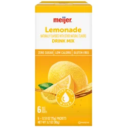 Meijer Lemonade Drink Mix, 6 Count