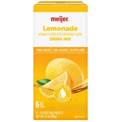 Meijer Lemonade Drink Mix, 6 Count