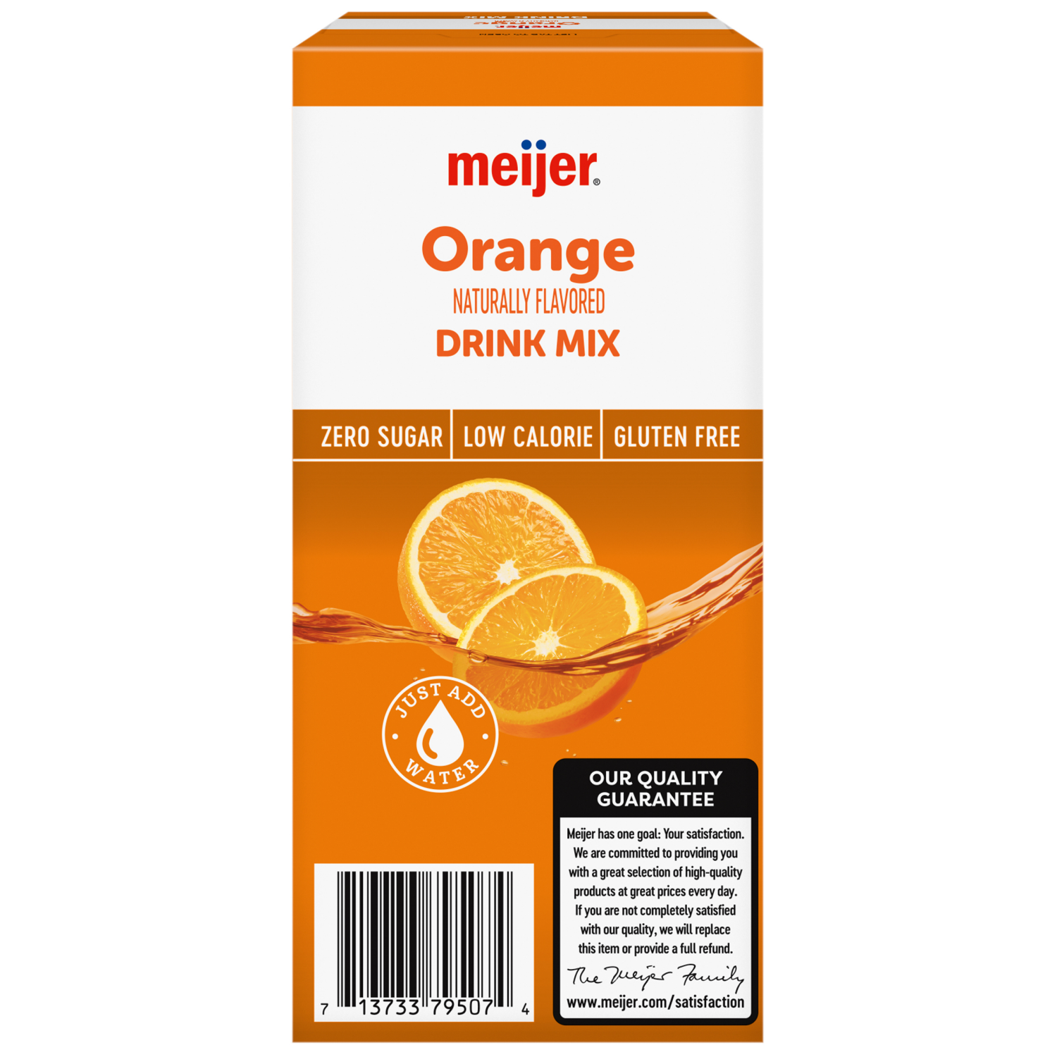 slide 2 of 8, Meijer Orange Drink Mix, 3.34 oz, 3.34 oz