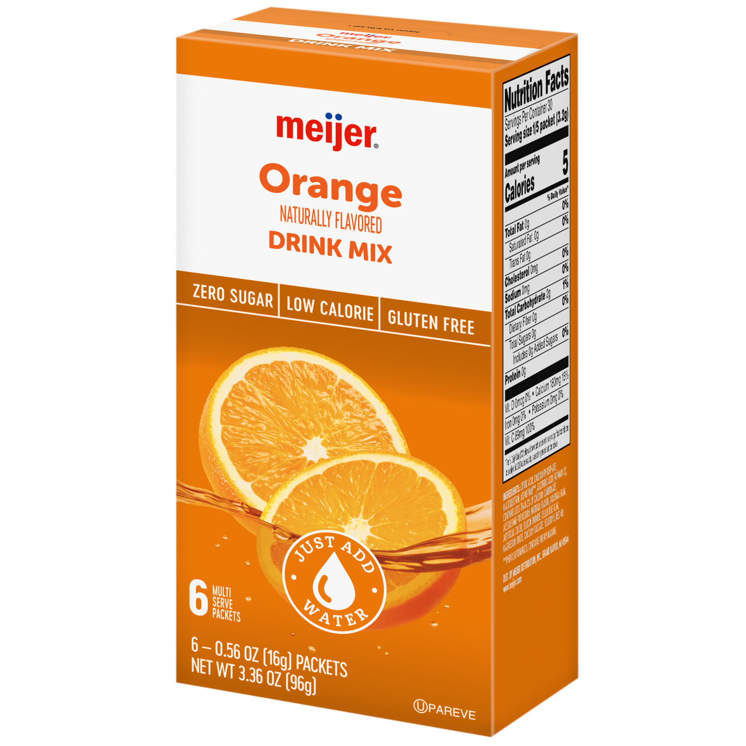slide 7 of 8, Meijer Orange Drink Mix, 3.34 oz, 3.34 oz