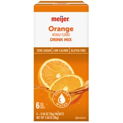Meijer Orange Drink Mix, 3.34 oz