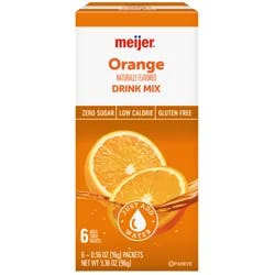 Meijer Orange Drink Mix, 3.34 oz