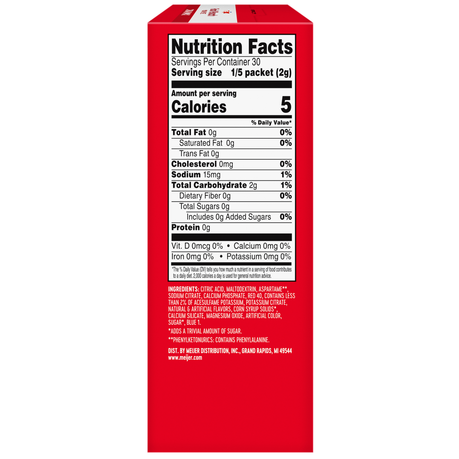 slide 5 of 8, Meijer Fruit Punch Drink Mixer - 6 ct, 6 ct