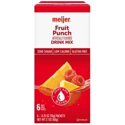Meijer Fruit Punch Drink Mixer - 6 ct