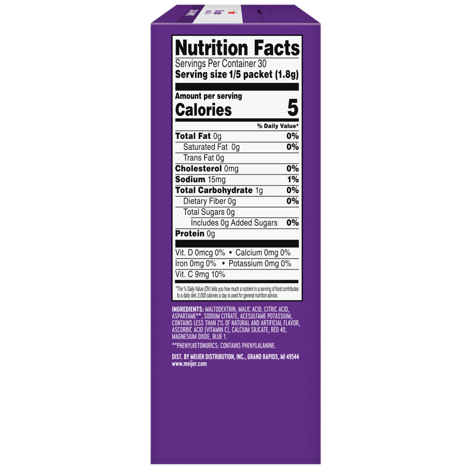 slide 5 of 8, Meijer Grape Drink Mix, 6 Count, 6 ct