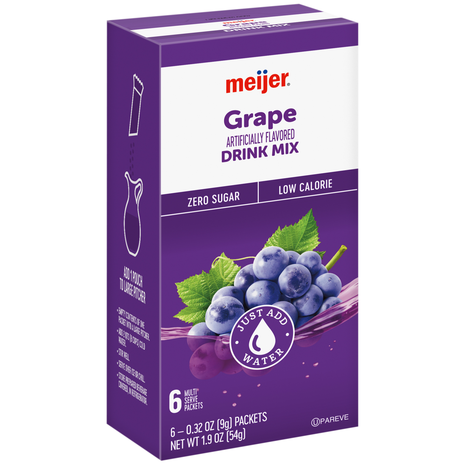 slide 6 of 8, Meijer Grape Drink Mix, 6 Count, 6 ct