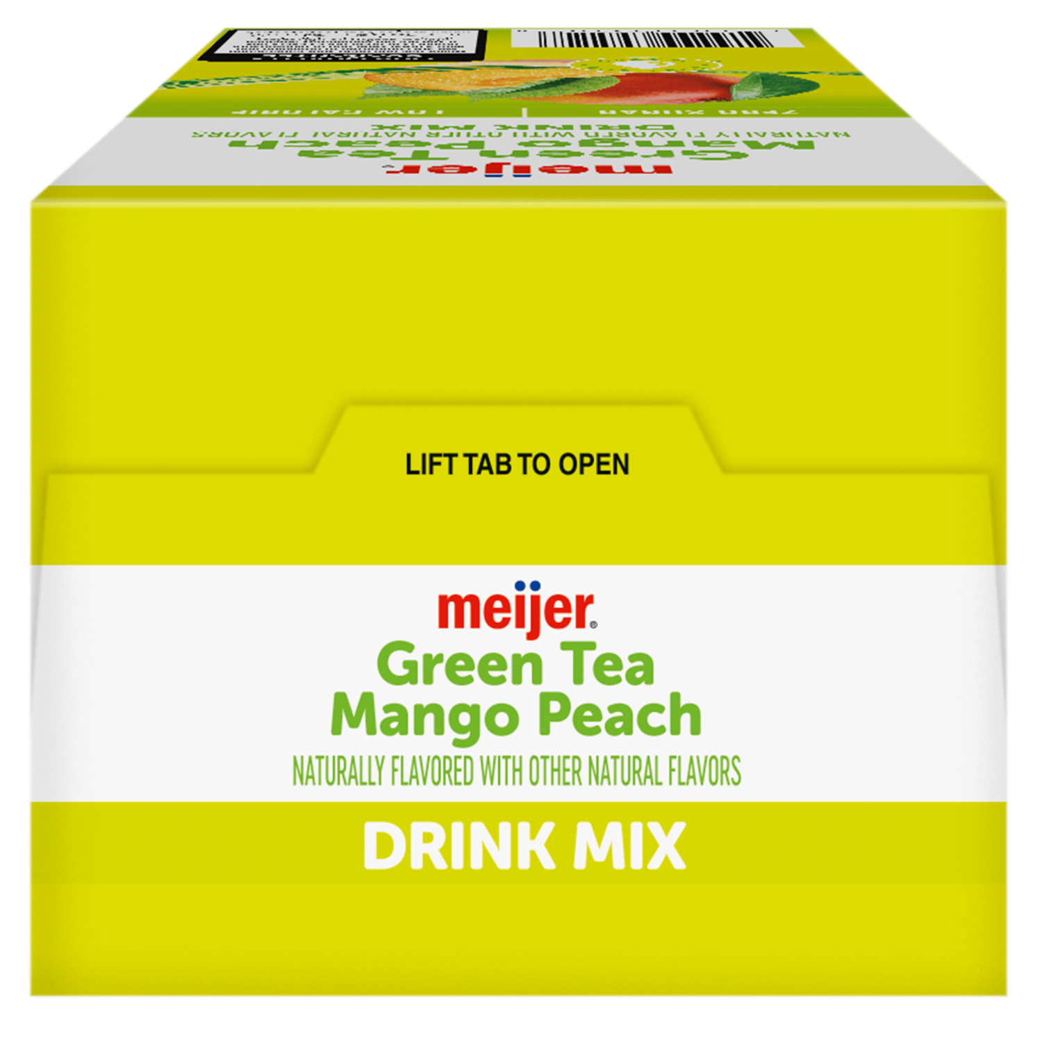 slide 8 of 8, Meijer Green Tea Peach Mango Drink Mix, 5 Count, 5 ct