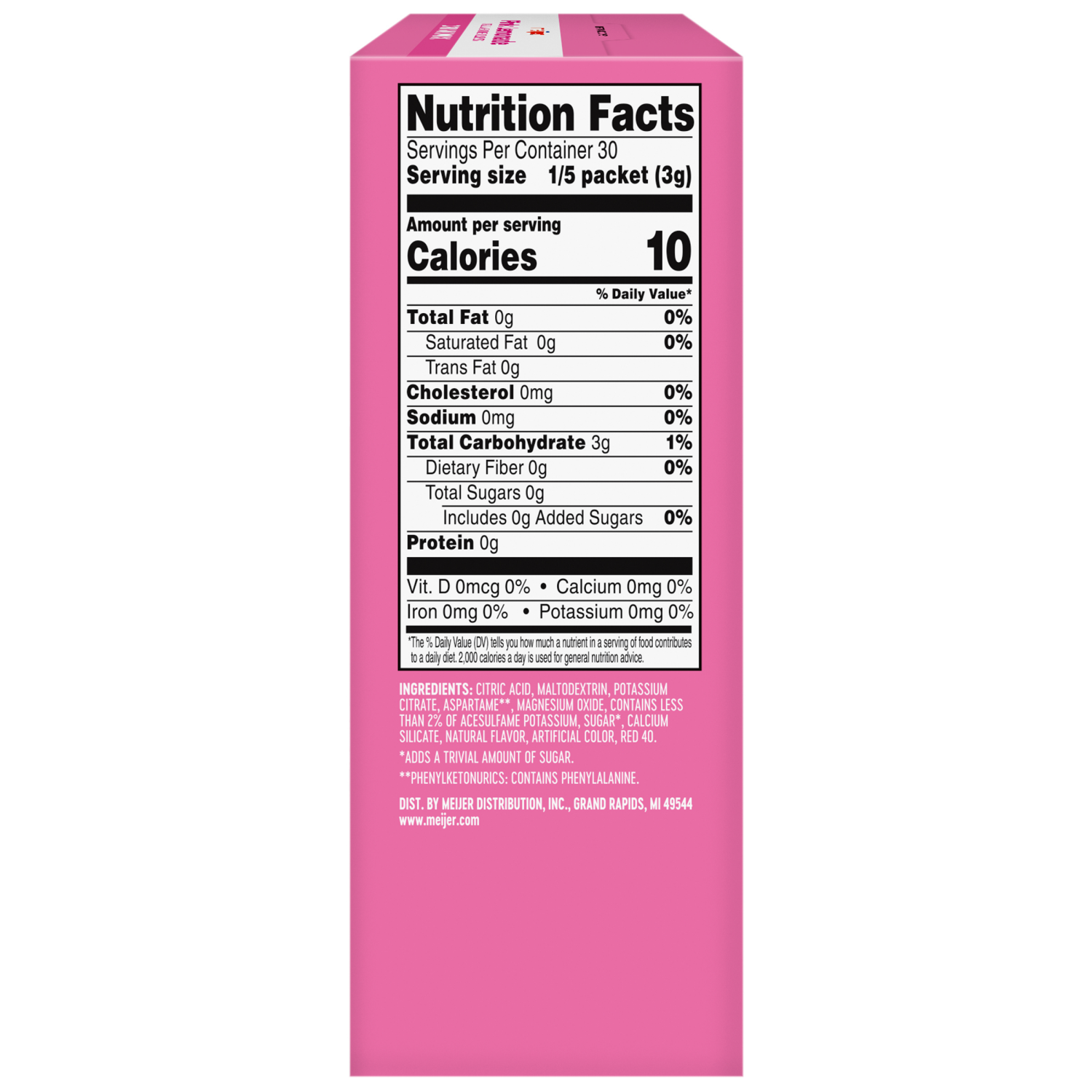slide 5 of 8, Meijer Pink Lemonade Drink Mix - 6 ct, 6 ct
