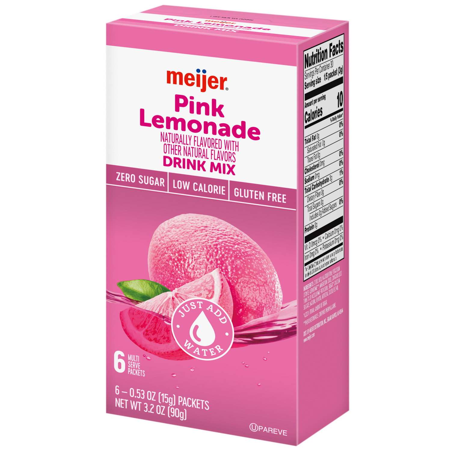 slide 7 of 8, Meijer Pink Lemonade Drink Mix - 6 ct, 6 ct