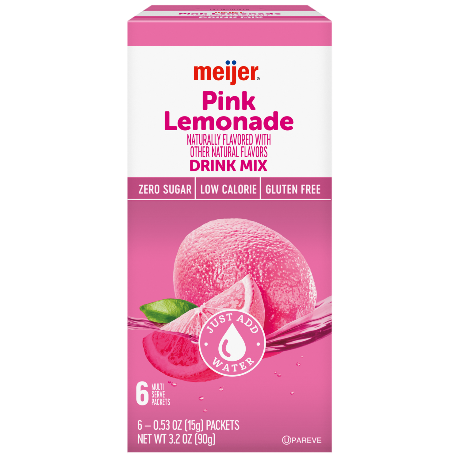 slide 1 of 8, Meijer Pink Lemonade Drink Mix - 6 ct, 6 ct
