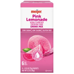 Meijer Pink Lemonade Drink Mix - 6 ct
