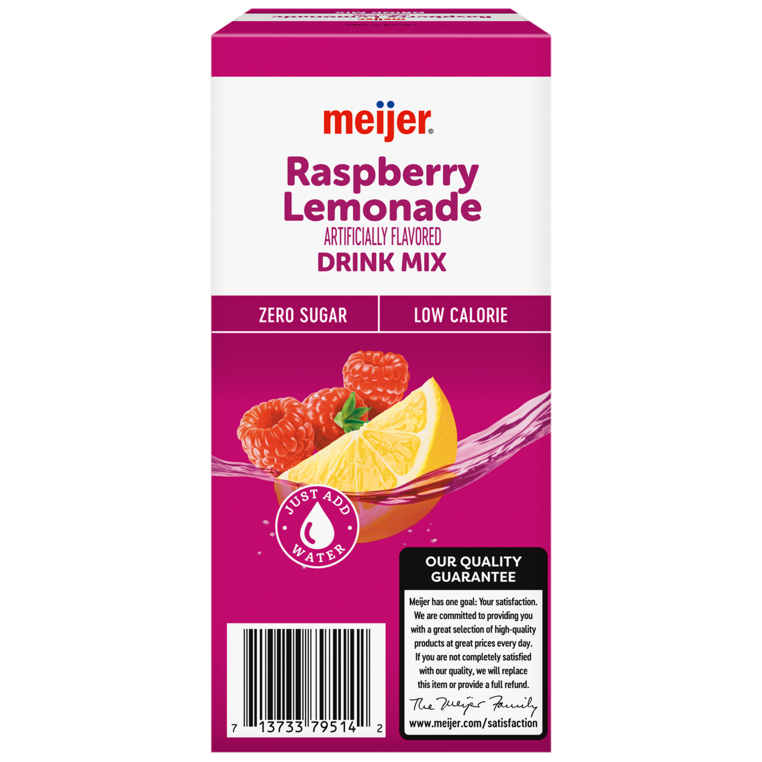 slide 2 of 8, Meijer Raspberry Lemonade Drink Mix - 6 ct, 6 ct
