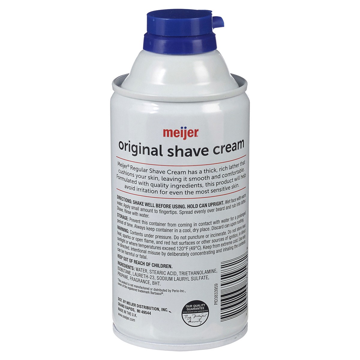 slide 2 of 2, Meijer Original Shave Cream, 10 oz, 10 oz