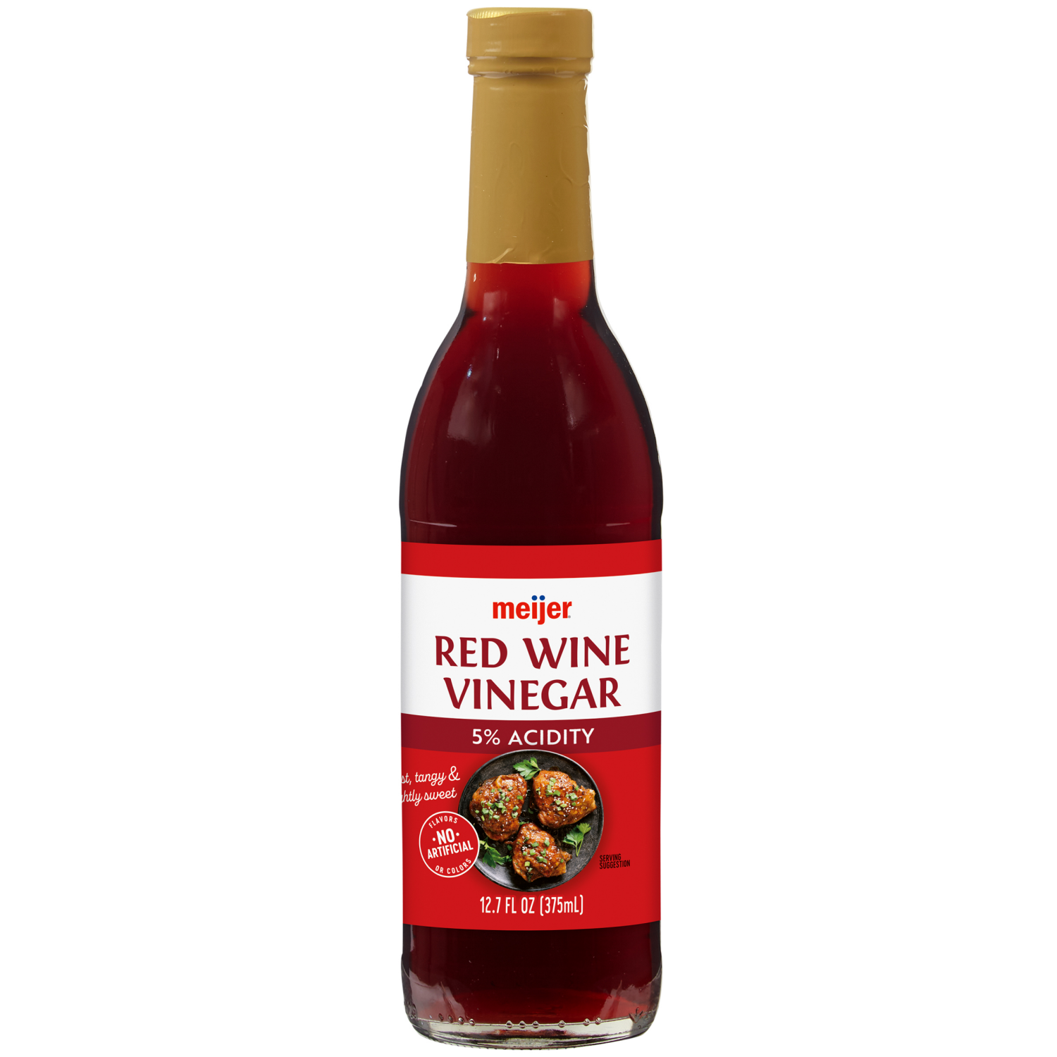 slide 1 of 2, Meijer Red Wine Vinegar, 12.7 oz