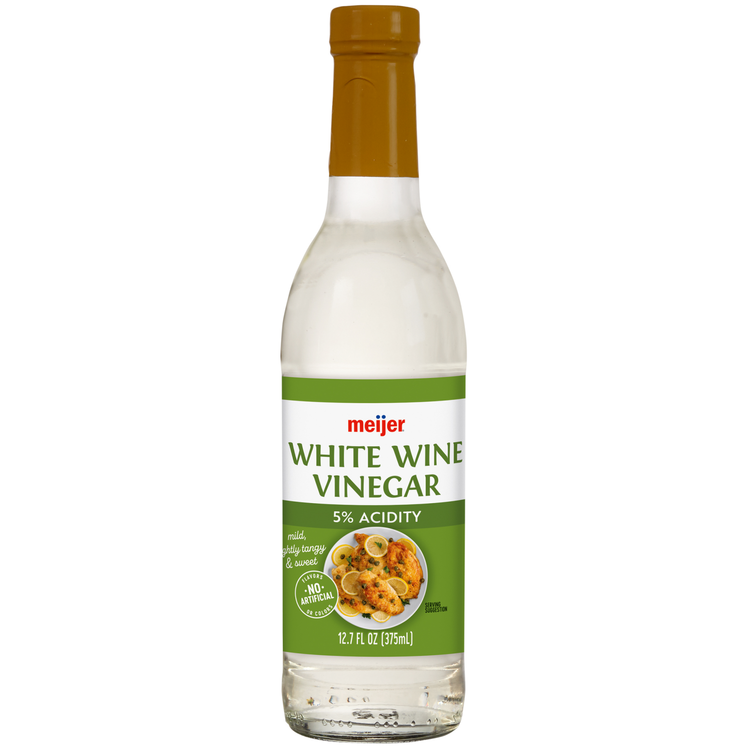 slide 1 of 2, Meijer White Wine Vinegar, 12.7 oz