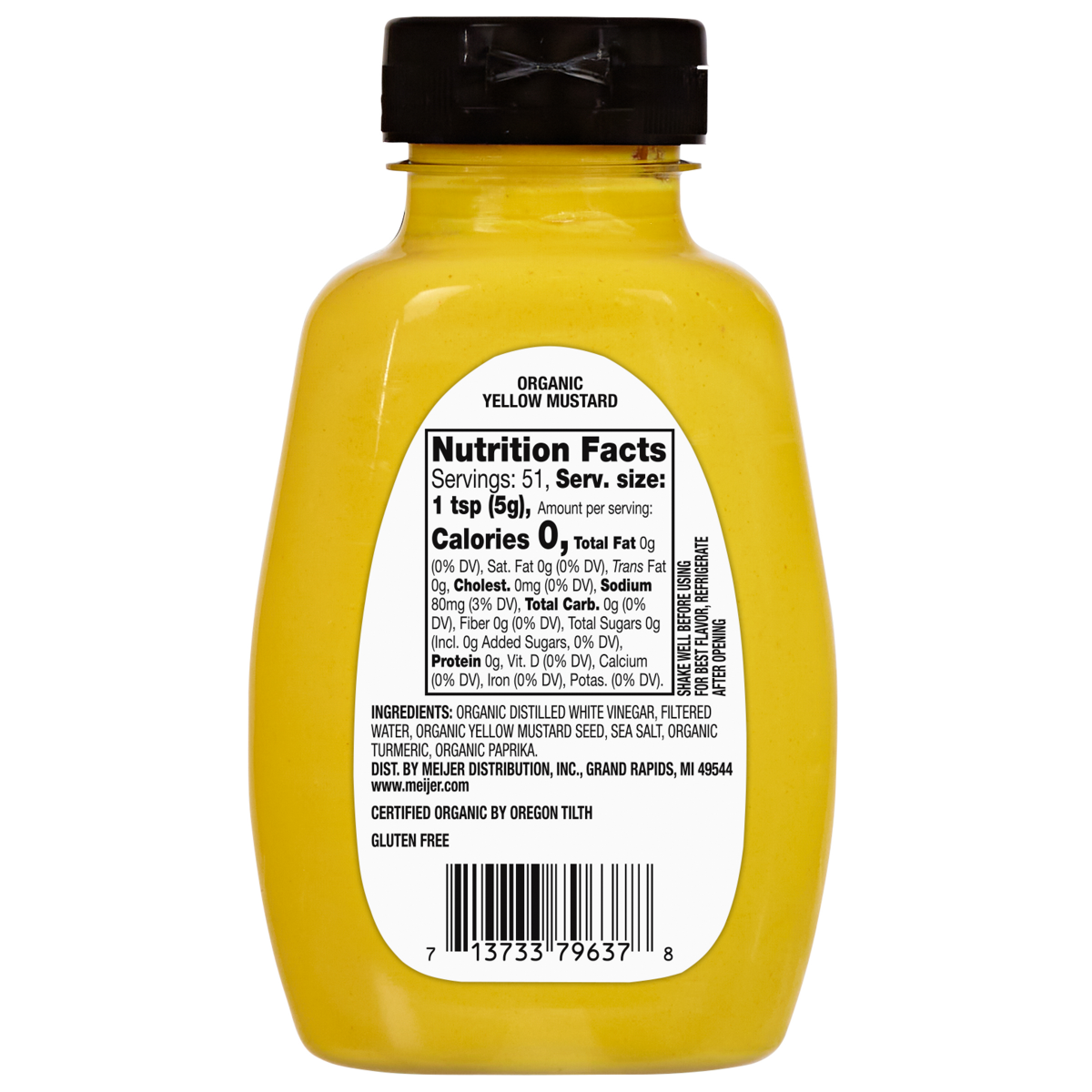 slide 2 of 2, True Goodness Organic Mustard, 9 oz